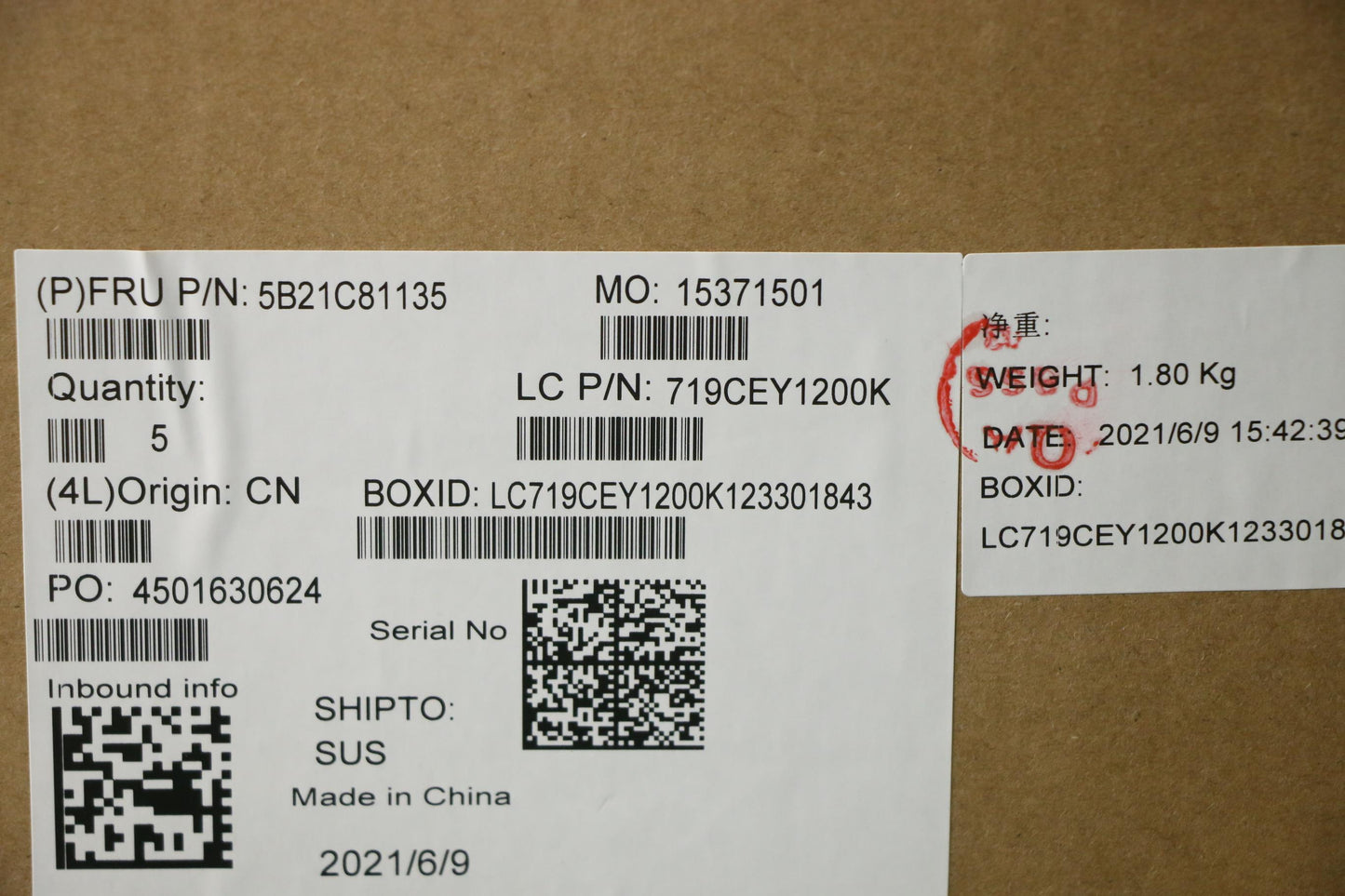 Lenovo Bdplanar Mbl82Jknok I711800Hrt - 5B21C81135
