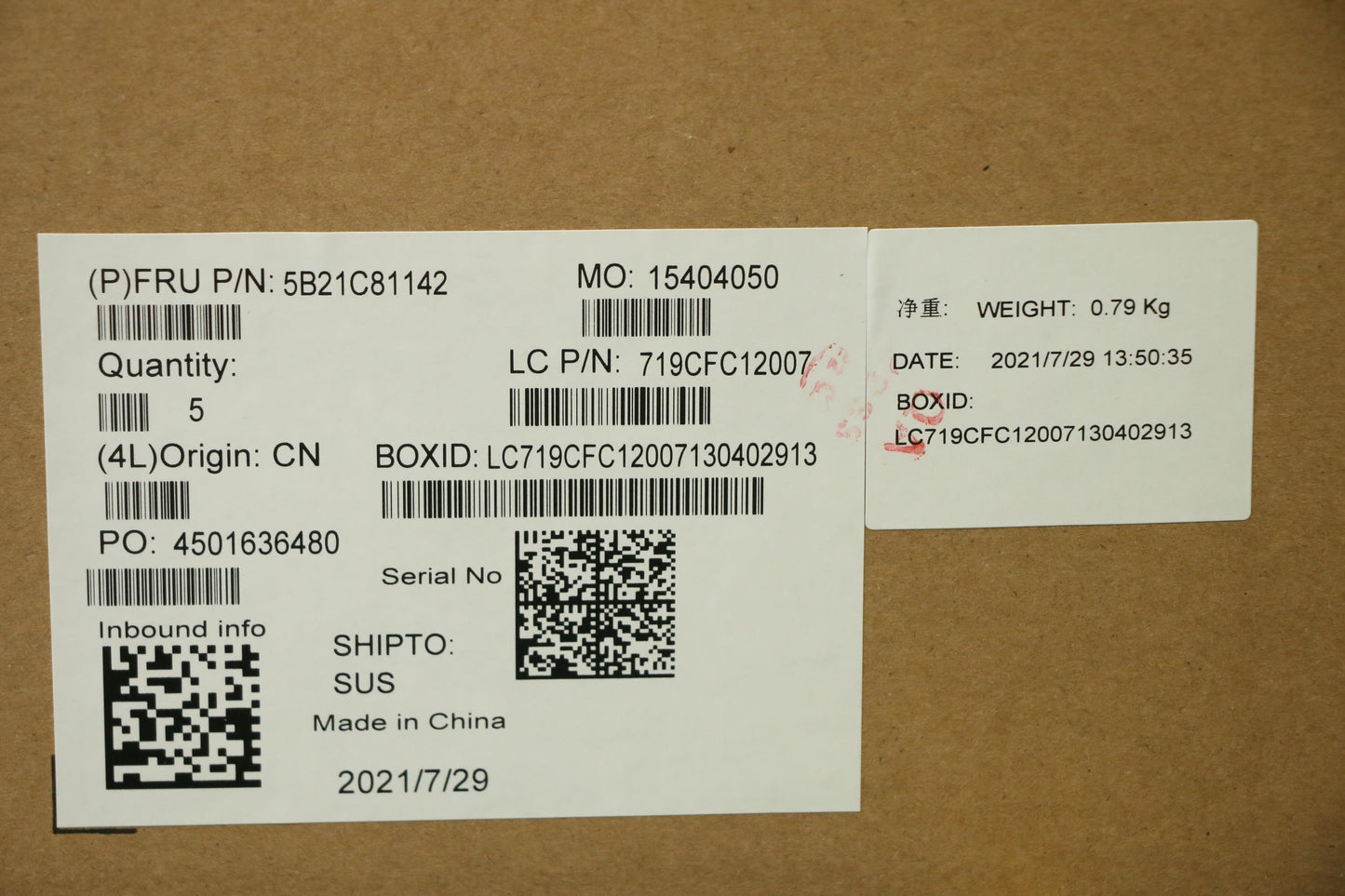 Lenovo Bdplanar Mbl82N7Winr75800U_Uma - 5B21C81142