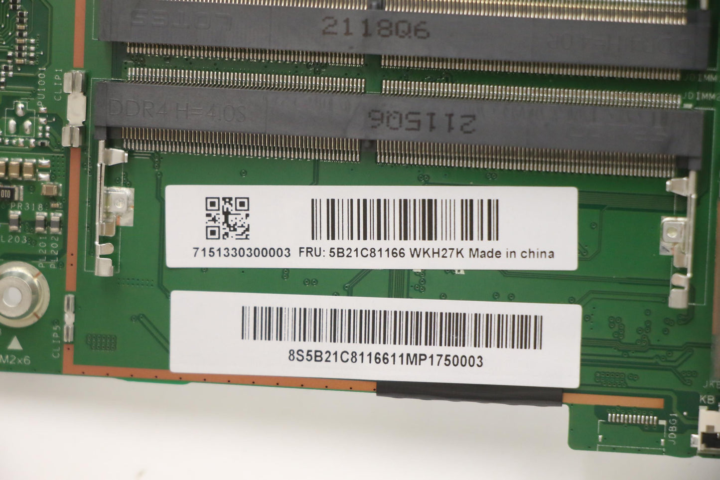 Lenovo Bdplanar Mbc82K2 Nokr75800H_Rt - 5B21C81166