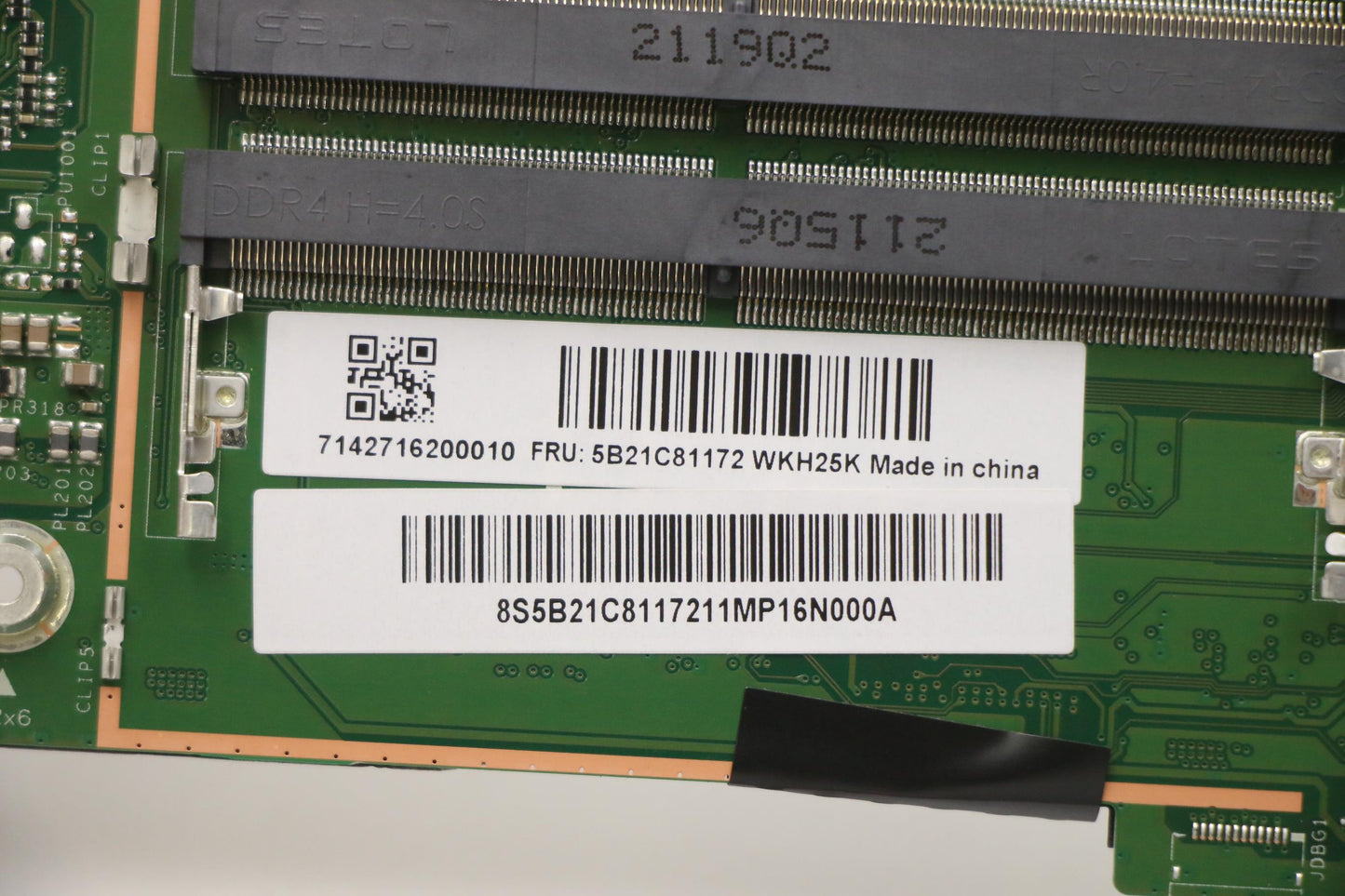 Lenovo Bdplanar Mbc82K2 Nokr55600H_Rt - 5B21C81172