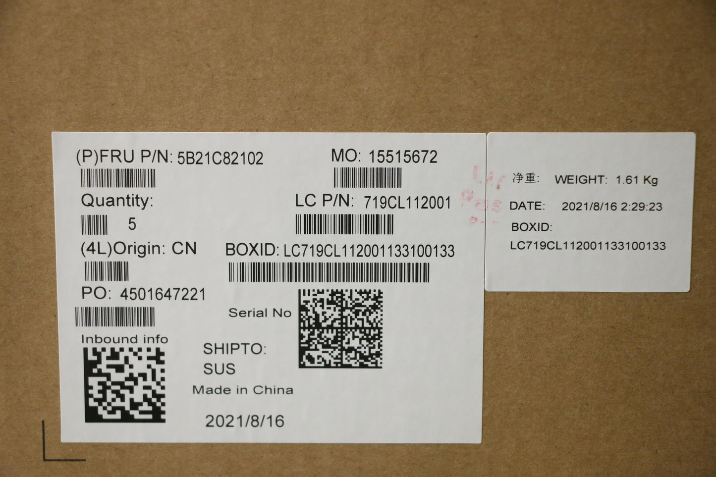 Lenovo Bdplanar Mbl82Jni511400H_Rtx30 - 5B21C82102