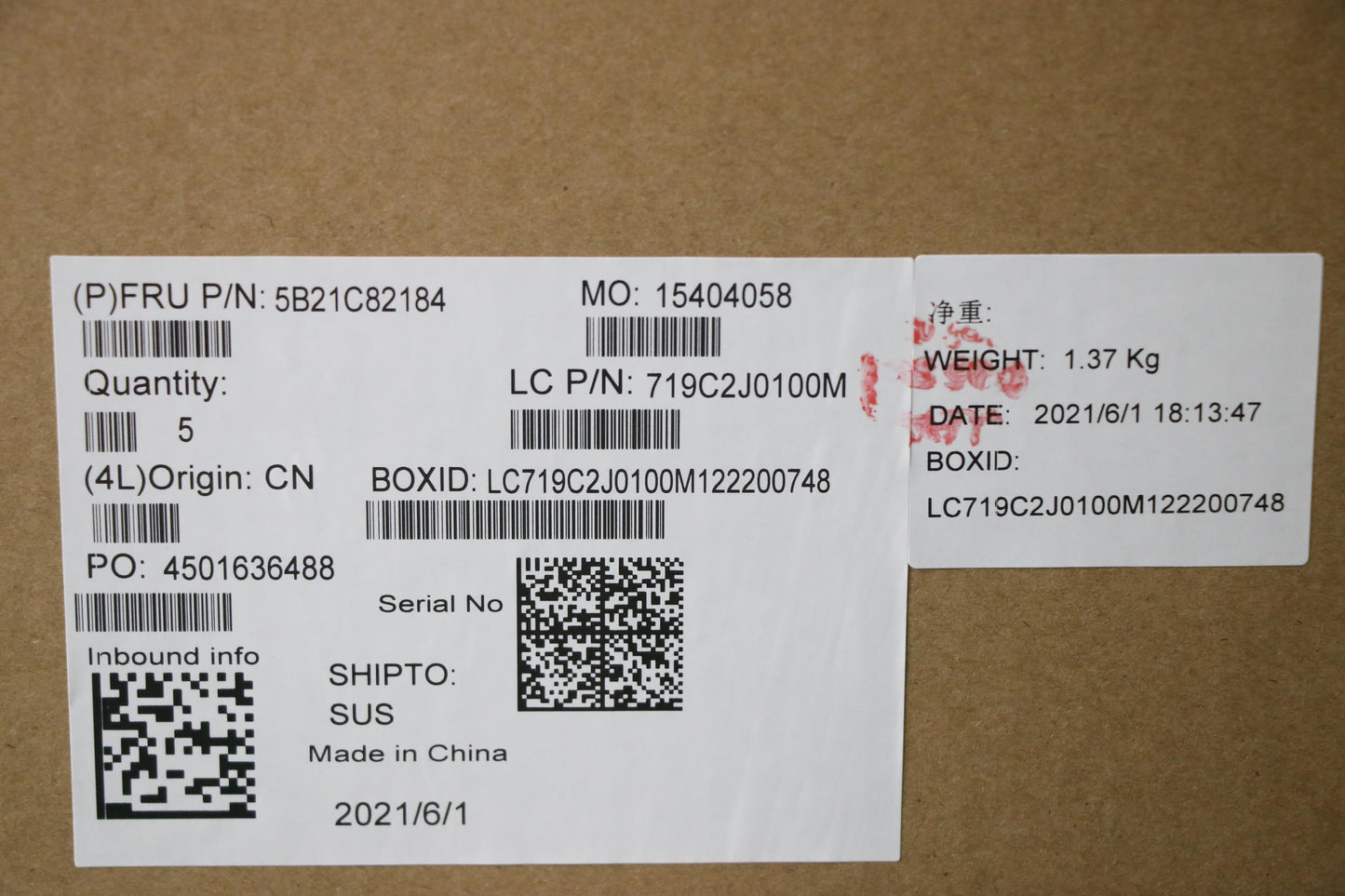 Lenovo Bdplanar Ryz5 5500U 8G Nok Nd - 5B21C82184