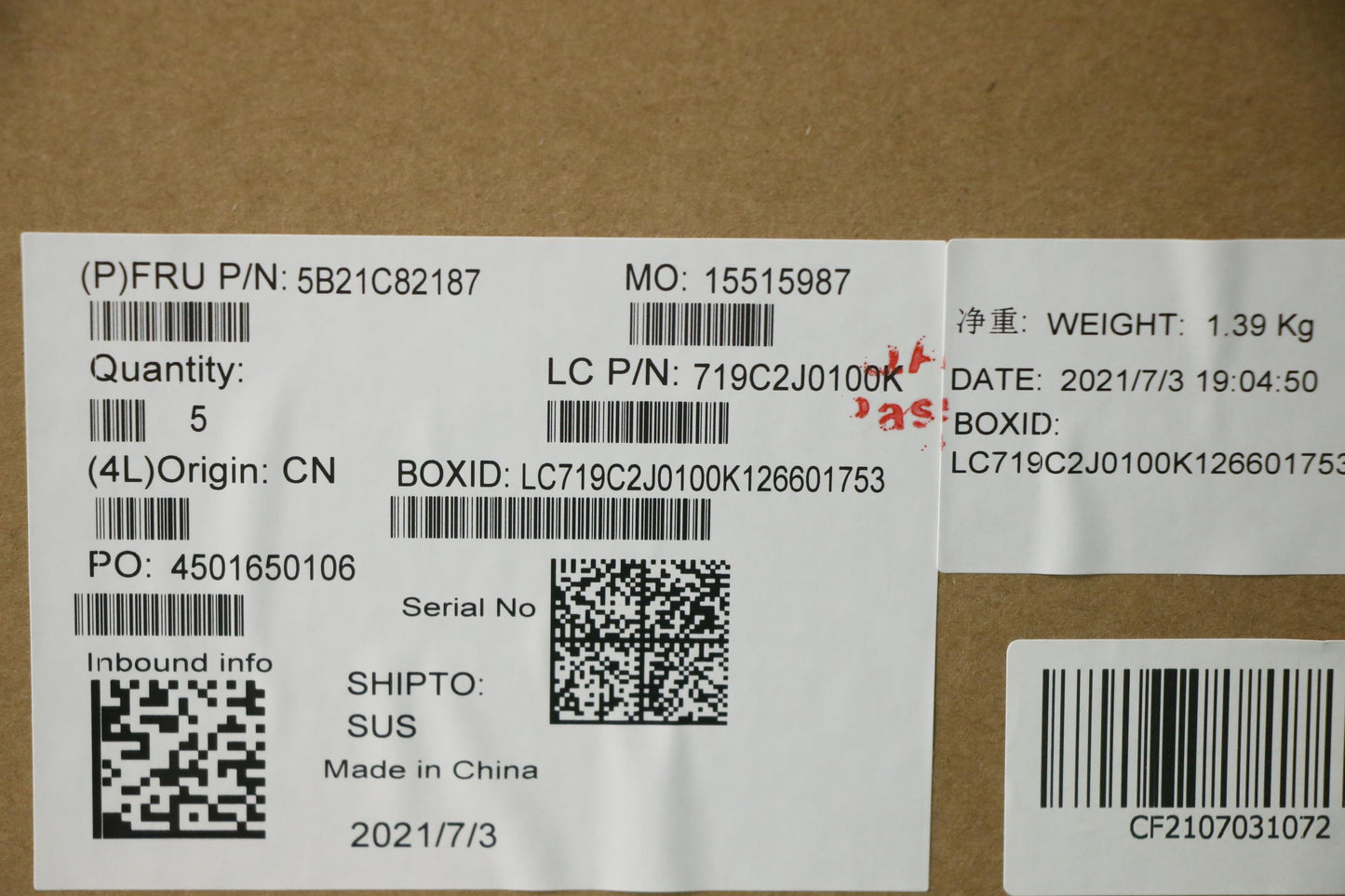 Lenovo Bdplanar Ryz5 5600U 8G Nok Nd - 5B21C82187