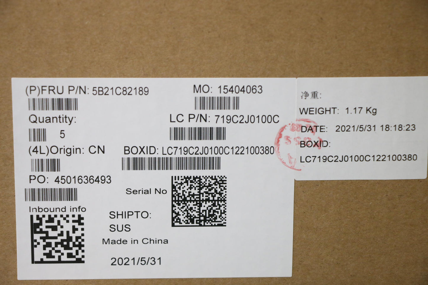 Lenovo Bdplanar Ryz3 5300U 8G Win Nd - 5B21C82189