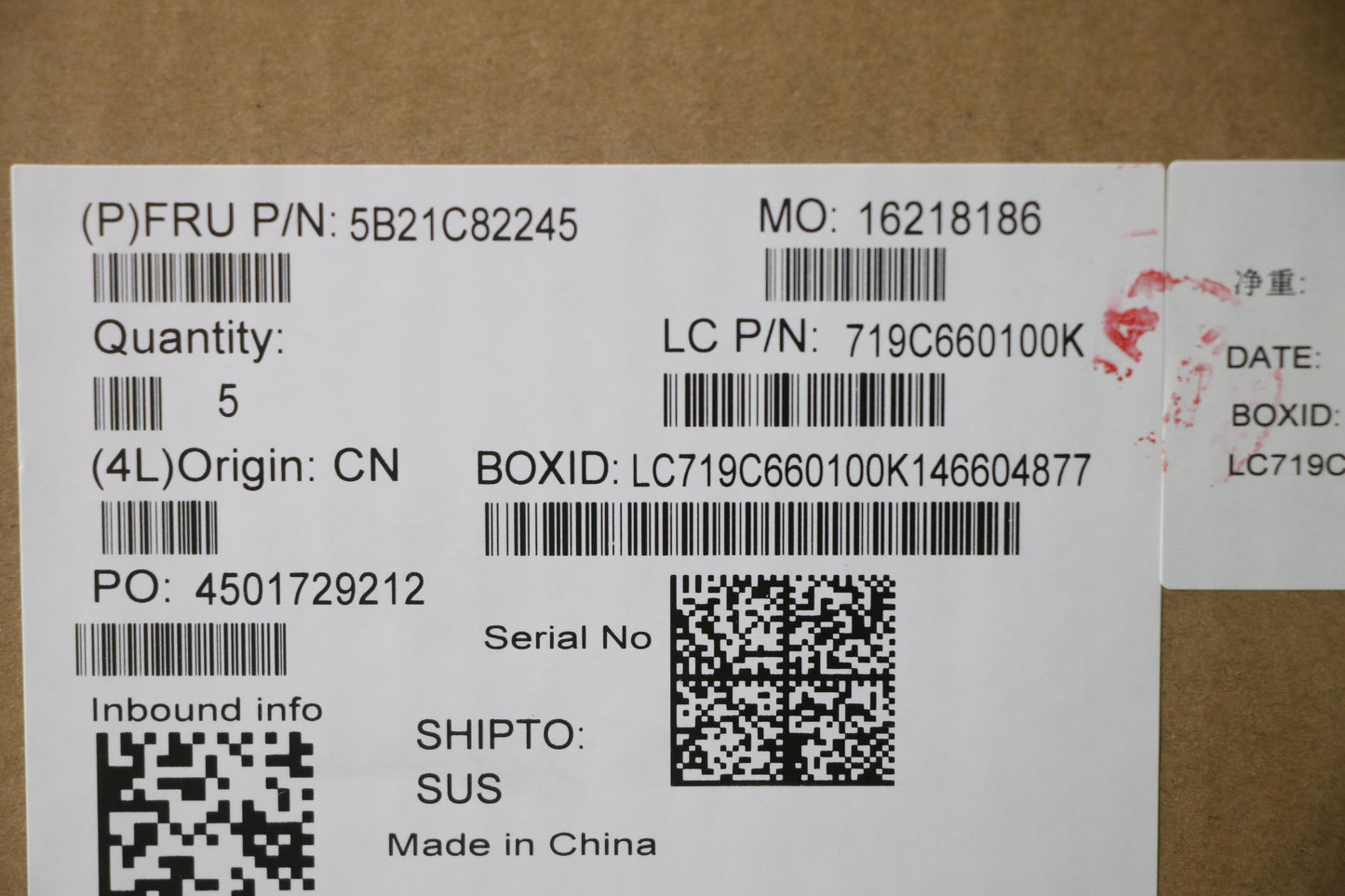 Lenovo Bdplanar Fr R5Pro5650U8G Win,Y - 5B21C82245