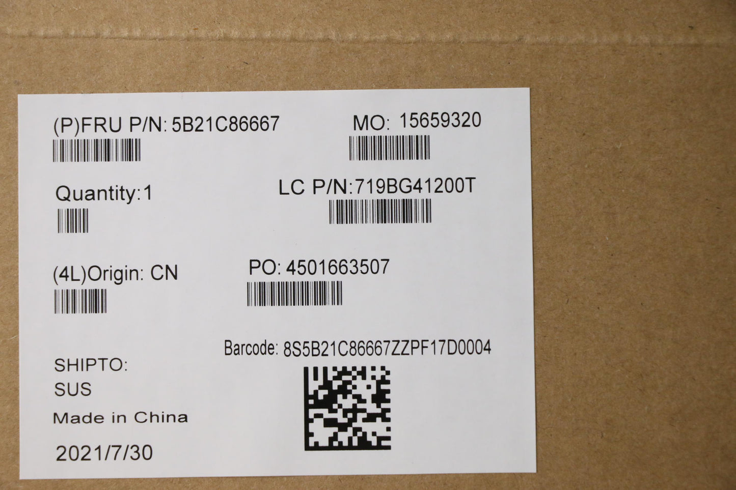 Lenovo Bdplanar Mb Nok N4120Uma4G32Gs - 5B21C86667