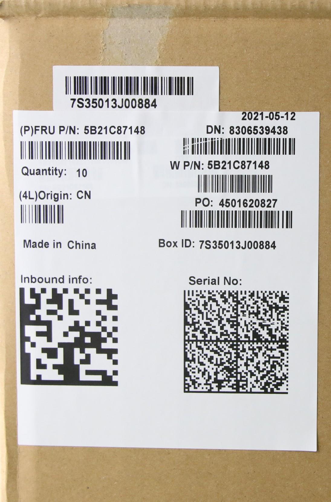 Lenovo Motherboard, i9-10885H, Integrated Graphics, vPro, Windows - 5B21C87148