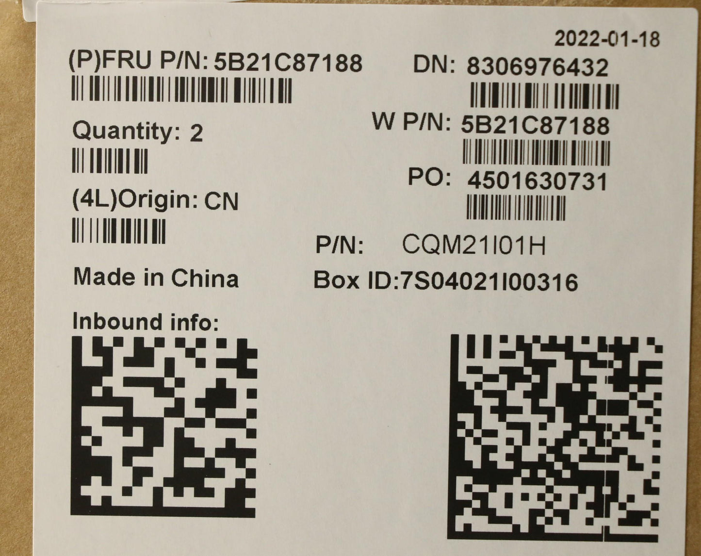 Lenovo Motherboard, i7-10875H, Dedicated Graphics, vPro, Windows - 5B21C87188