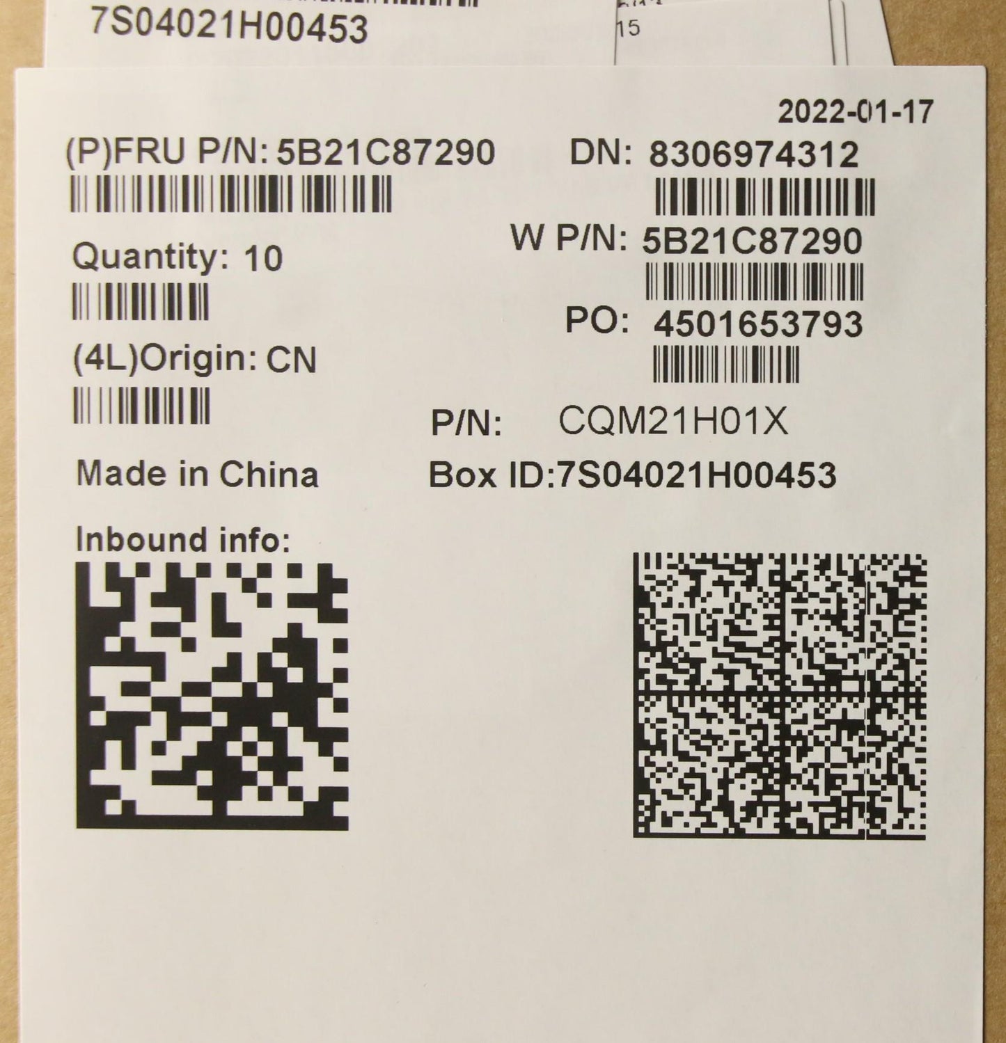 Lenovo Bdplanar Nok,I9-10885H,Dis,Ya, - 5B21C87290