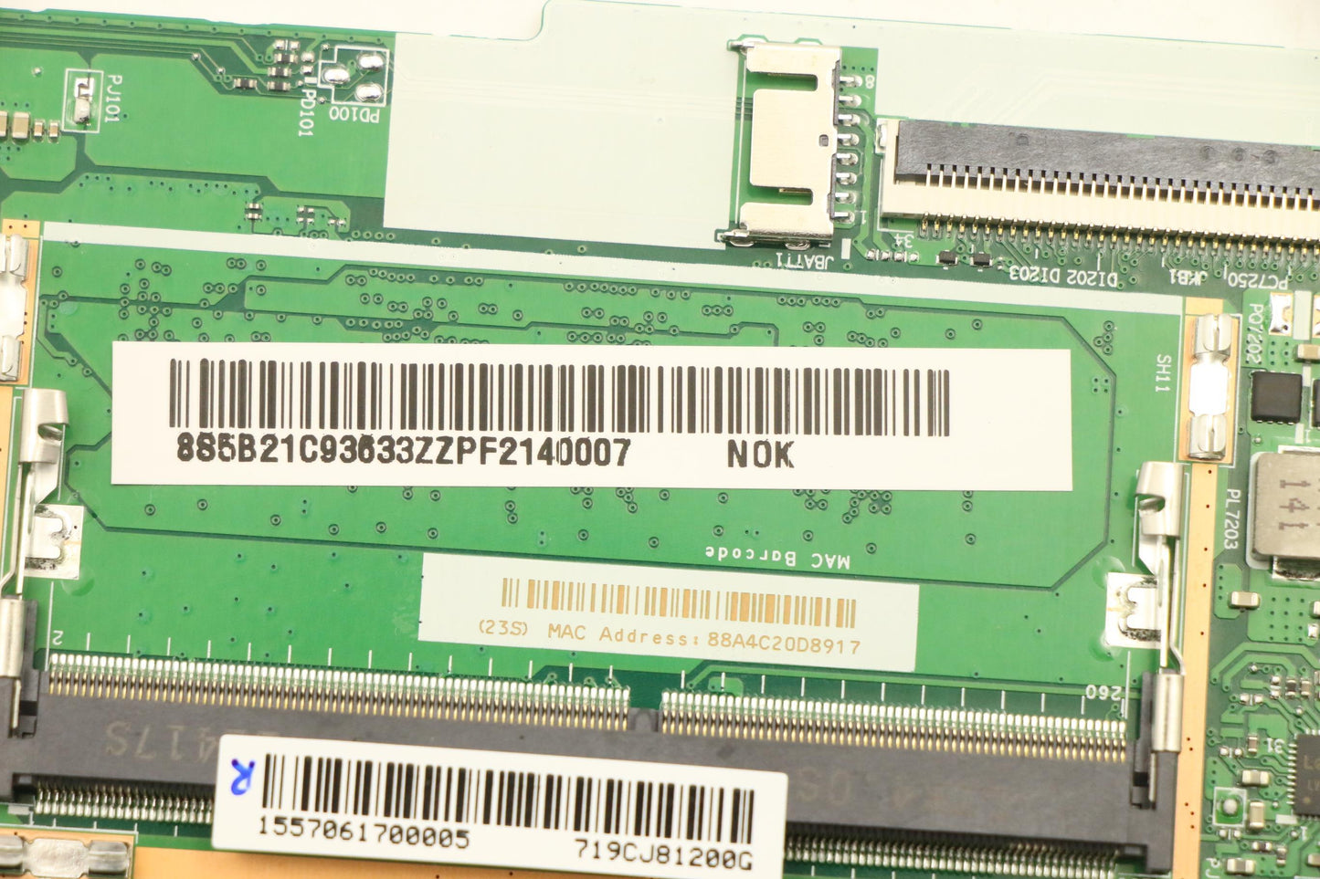 Lenovo Bdplanar Mbl82Kr Nok R73700U_U - 5B21C93633