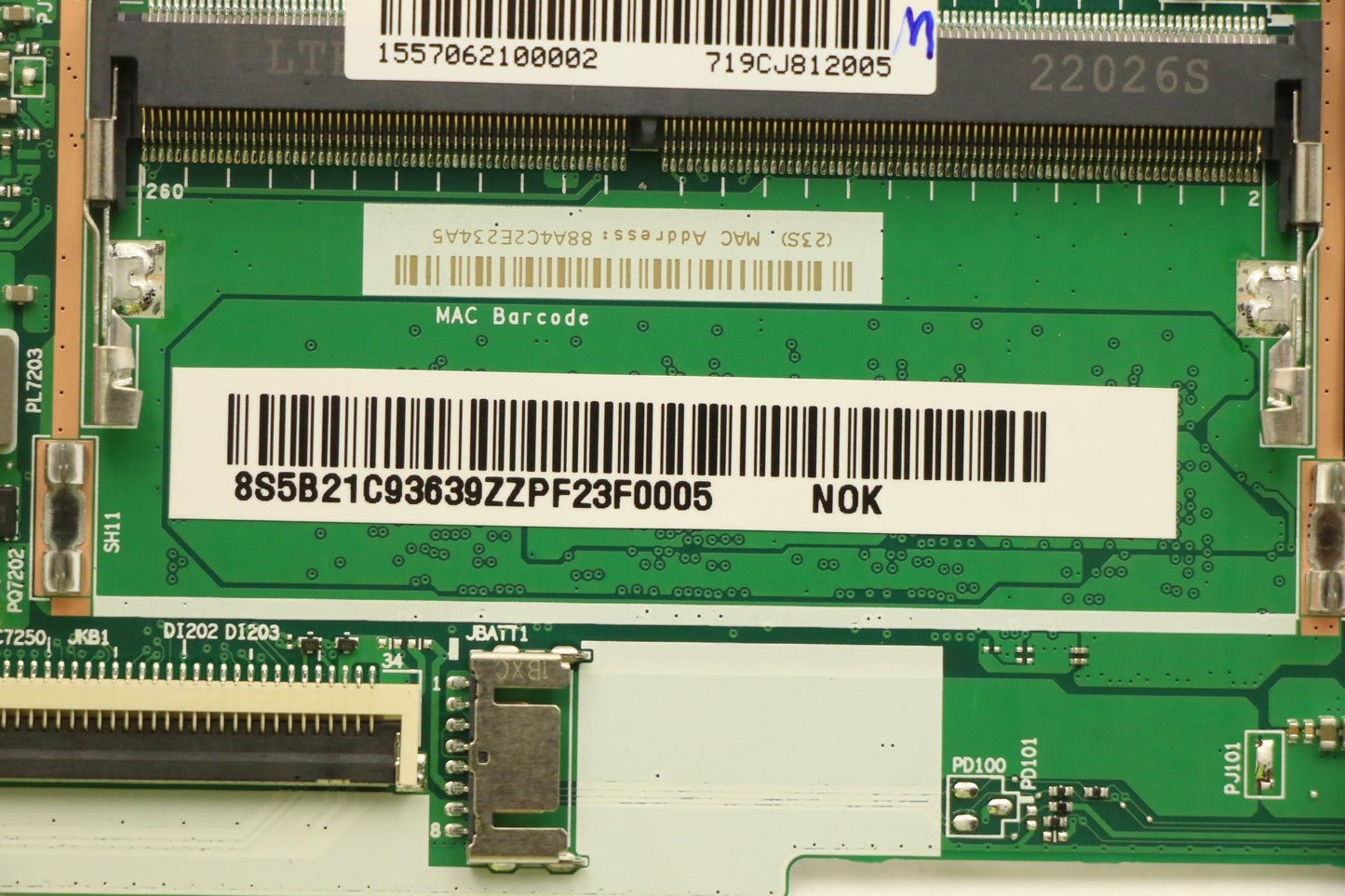 Lenovo Bdplanar Mbl82Kr Nok Asr3050U_ - 5B21C93639