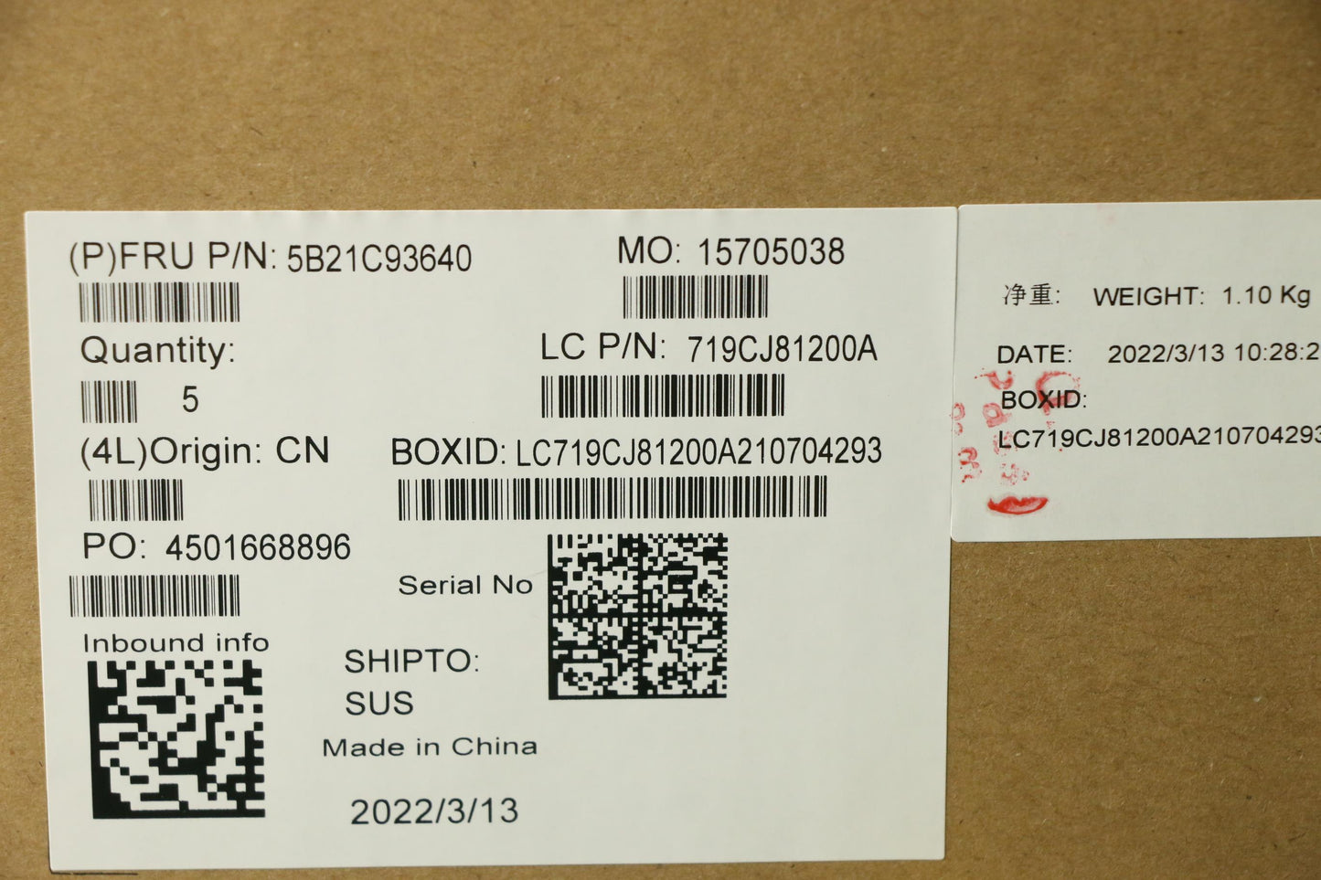 Lenovo Bdplanar Mbl82Kr Win R73700U_U - 5B21C93640