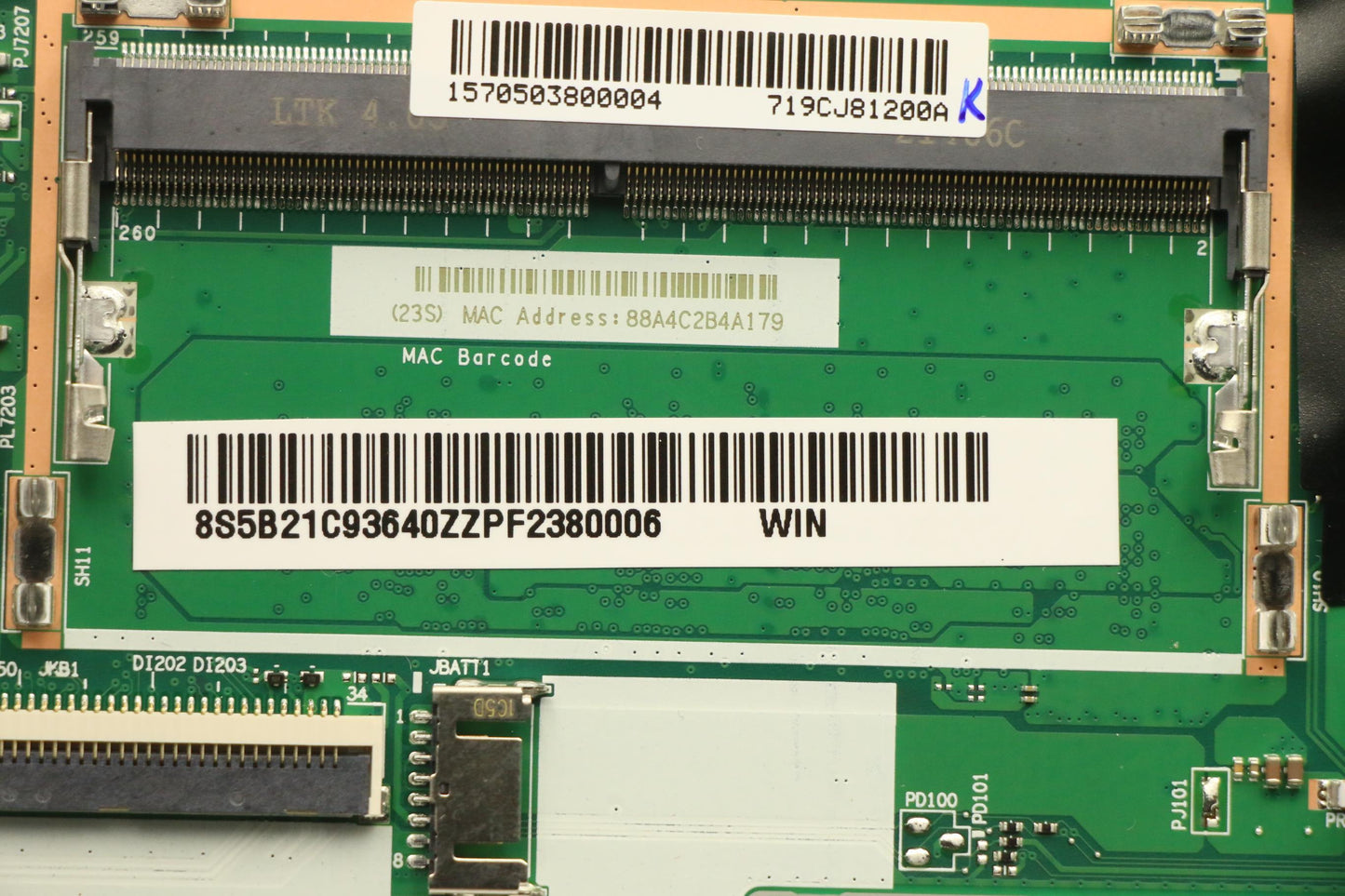 Lenovo Bdplanar Mbl82Kr Win R73700U_U - 5B21C93640