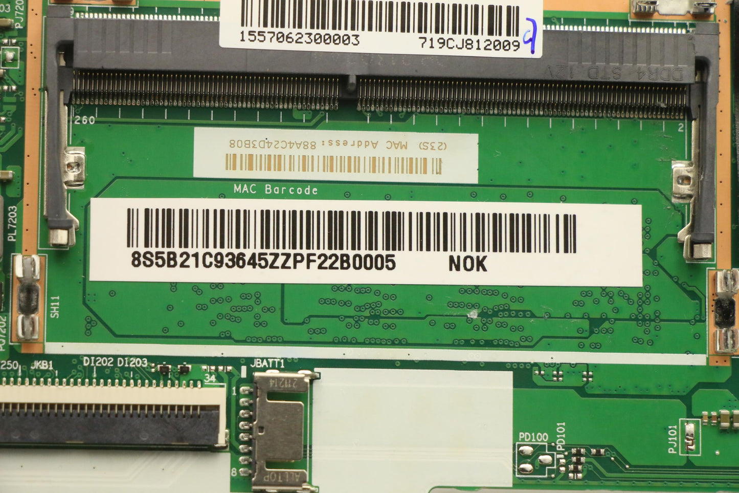 Lenovo Bdplanar Mbl82Kr Nok 3020E_Uma - 5B21C93645