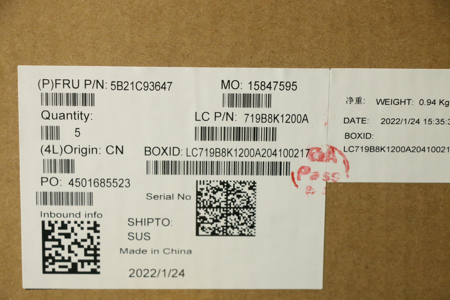 Lenovo Bdplanar L82Bgwini51155G7Uma8G - 5B21C93647