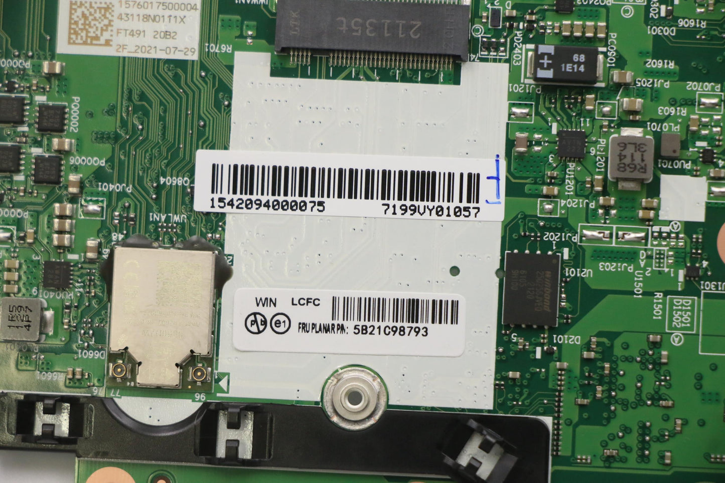 Lenovo Bdplanar Win,I5-8365U,8G,9560, - 5B21C98793