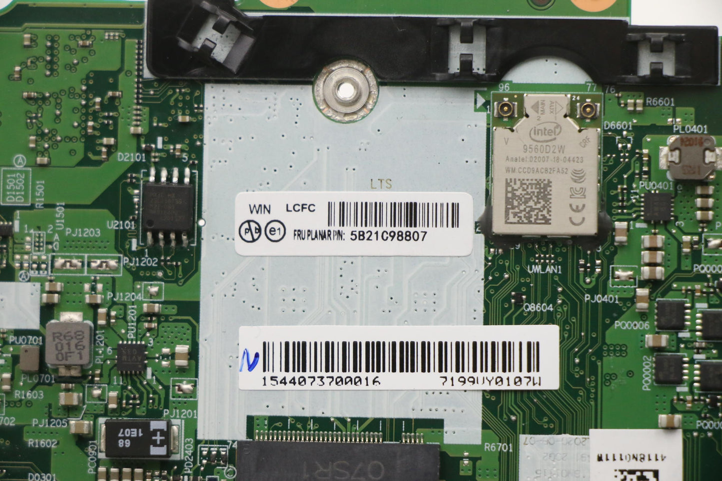 Lenovo Bdplanar Win,I5-8365U,16G,9560 - 5B21C98807