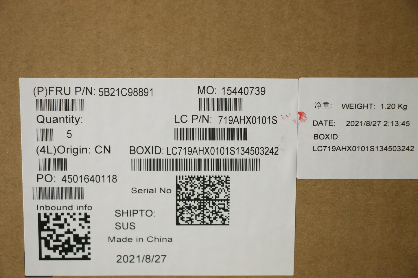 Lenovo Bdplanar Win,I7-10510U,16G,Ac, - 5B21C98891