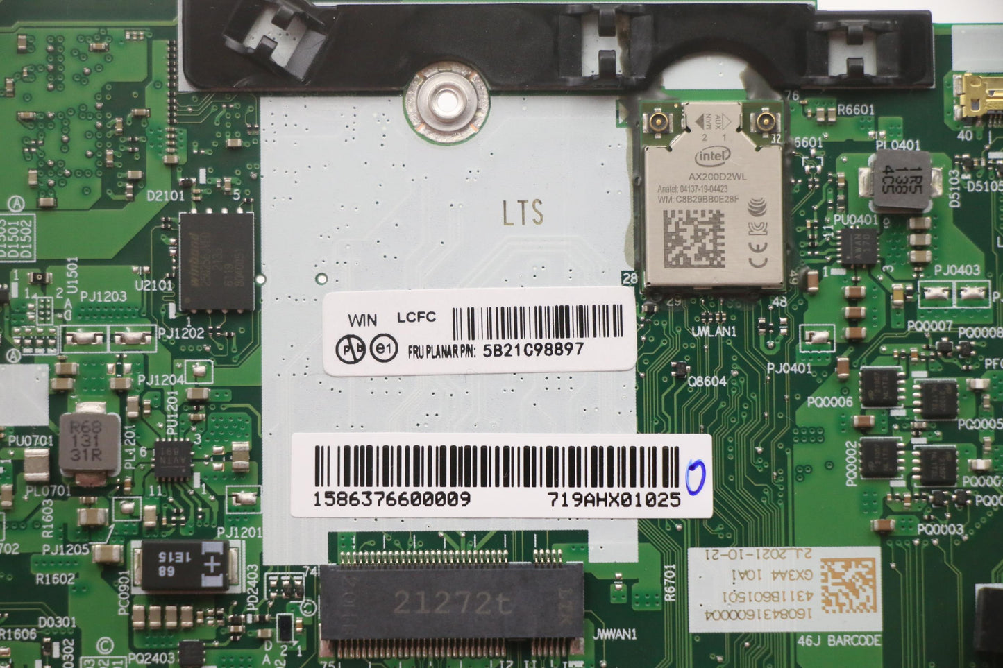 Lenovo Bdplanar Win,I7-10710U,8G,Ax,Y - 5B21C98897