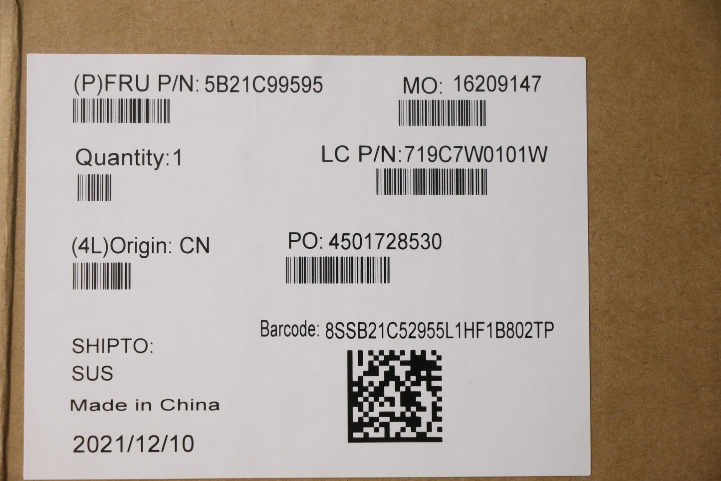 Lenovo Bdplanar I9-11950Hvp Win Ya Yt - 5B21C99595