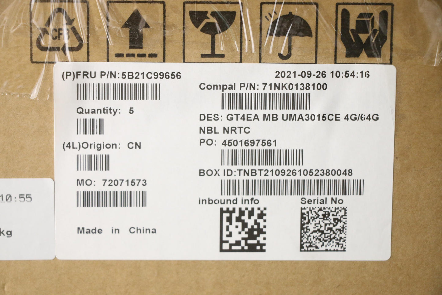 Lenovo Bdplanar Fru Mb 3015Ce 4G/64G - 5B21C99656