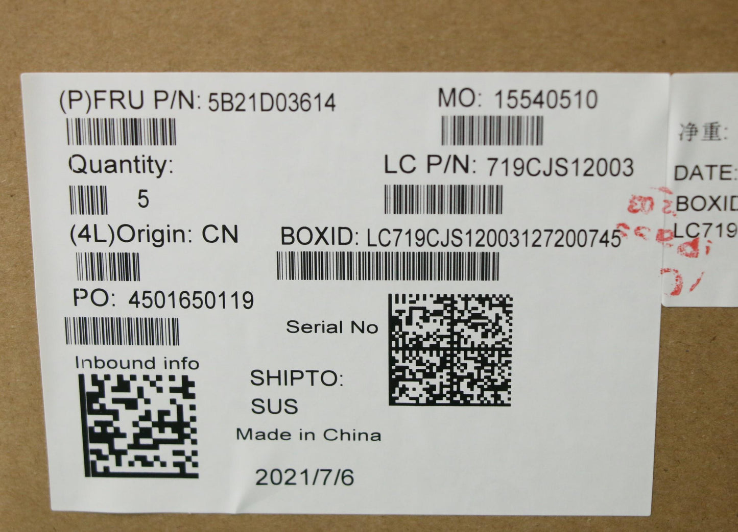 Lenovo Bdplanar Mb L82M8 Nok 7505_Uma - 5B21D03614
