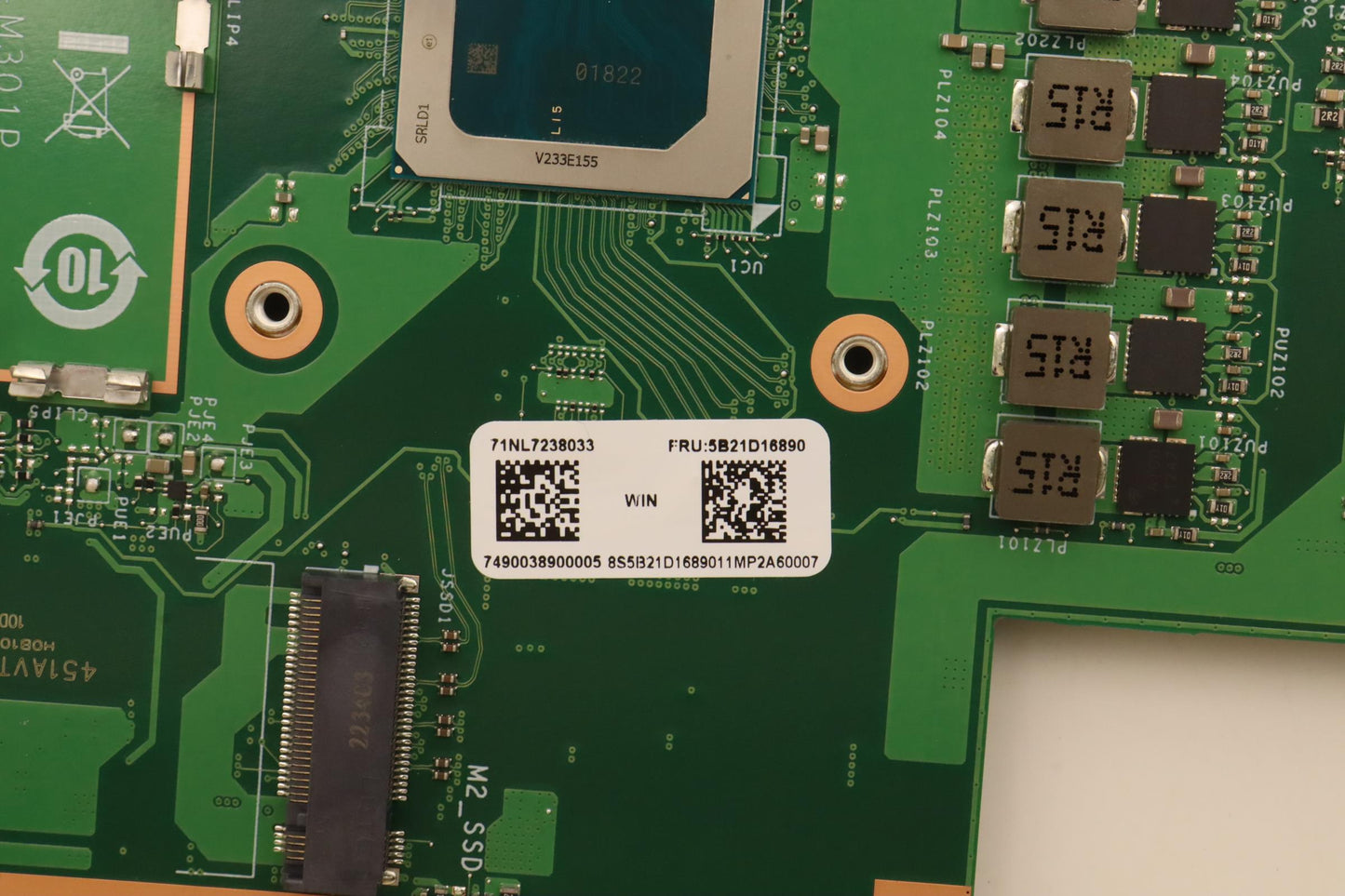 Lenovo Bdplanar I712700H Gpu Fhd Win - 5B21D16890