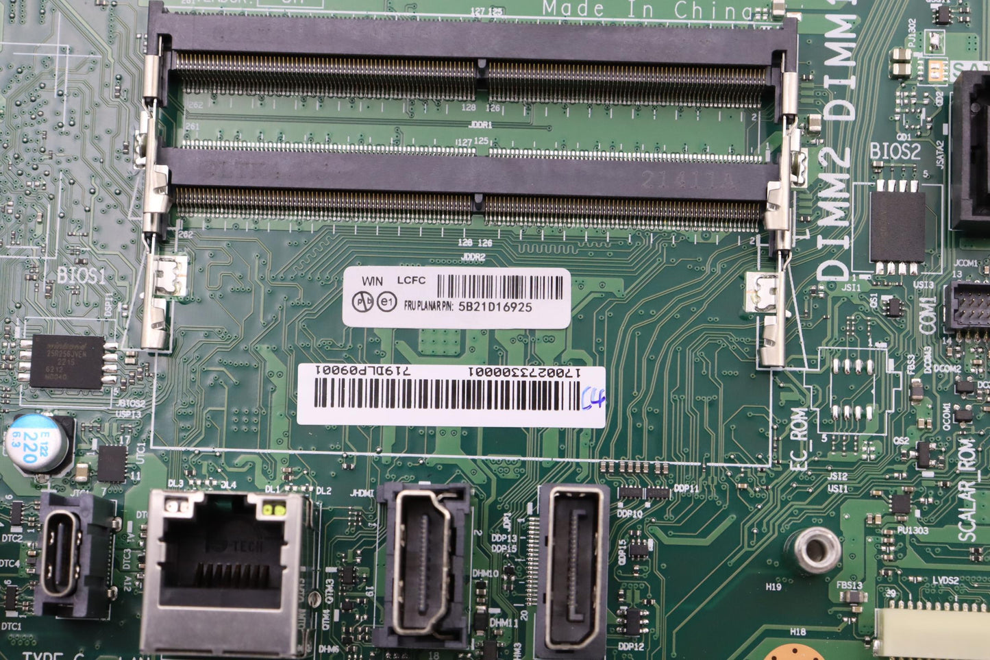 Lenovo Bdplanar Mb Q670 Win Dpk M90A - 5B21D16925