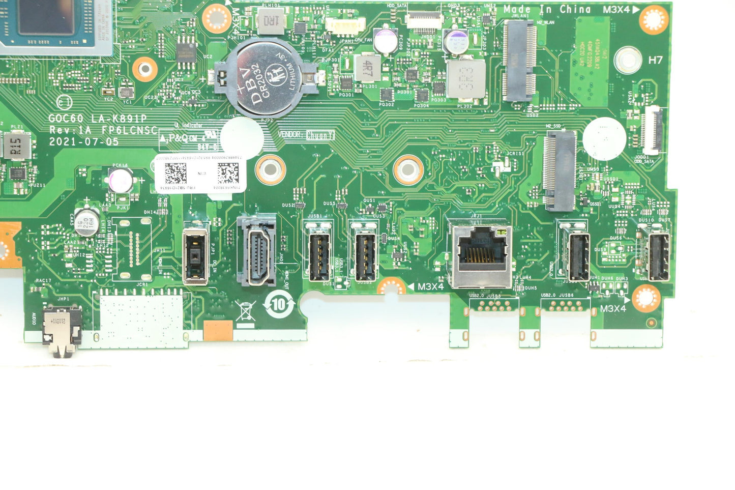 Lenovo Bdplanar R5-5625U Uma Hdmi Out - 5B21D16934