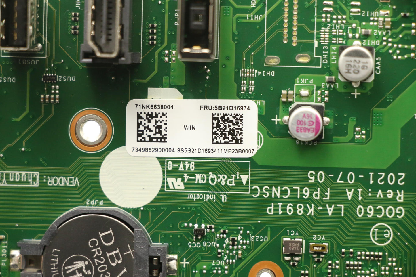 Lenovo Bdplanar R5-5625U Uma Hdmi Out - 5B21D16934
