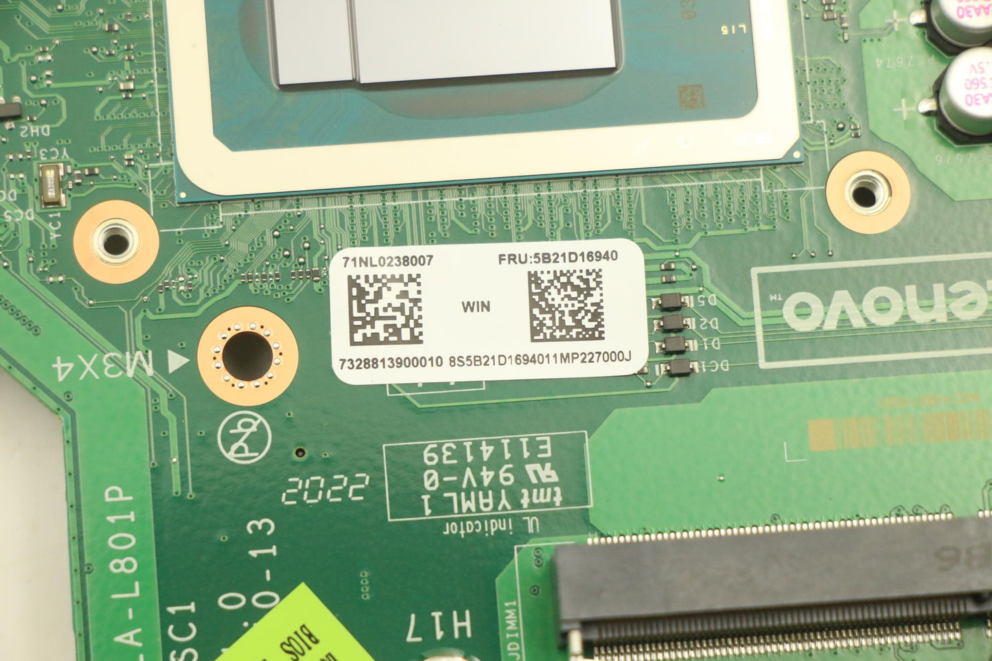 Lenovo Bdplanar I5-1240P Uma Hdmi Out - 5B21D16940