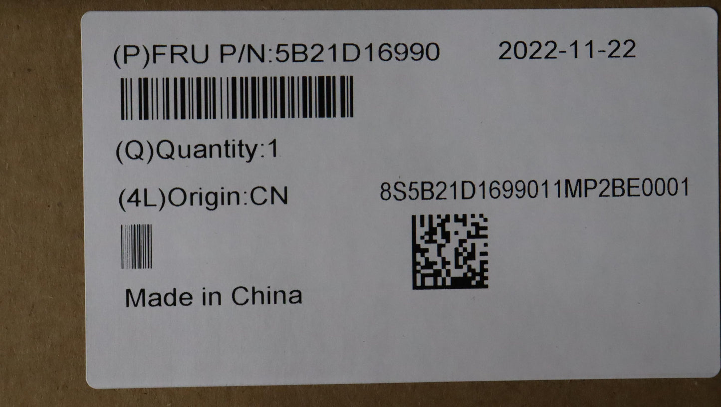 Lenovo Bdplanar I512500H Gpu Qhd Win - 5B21D16990