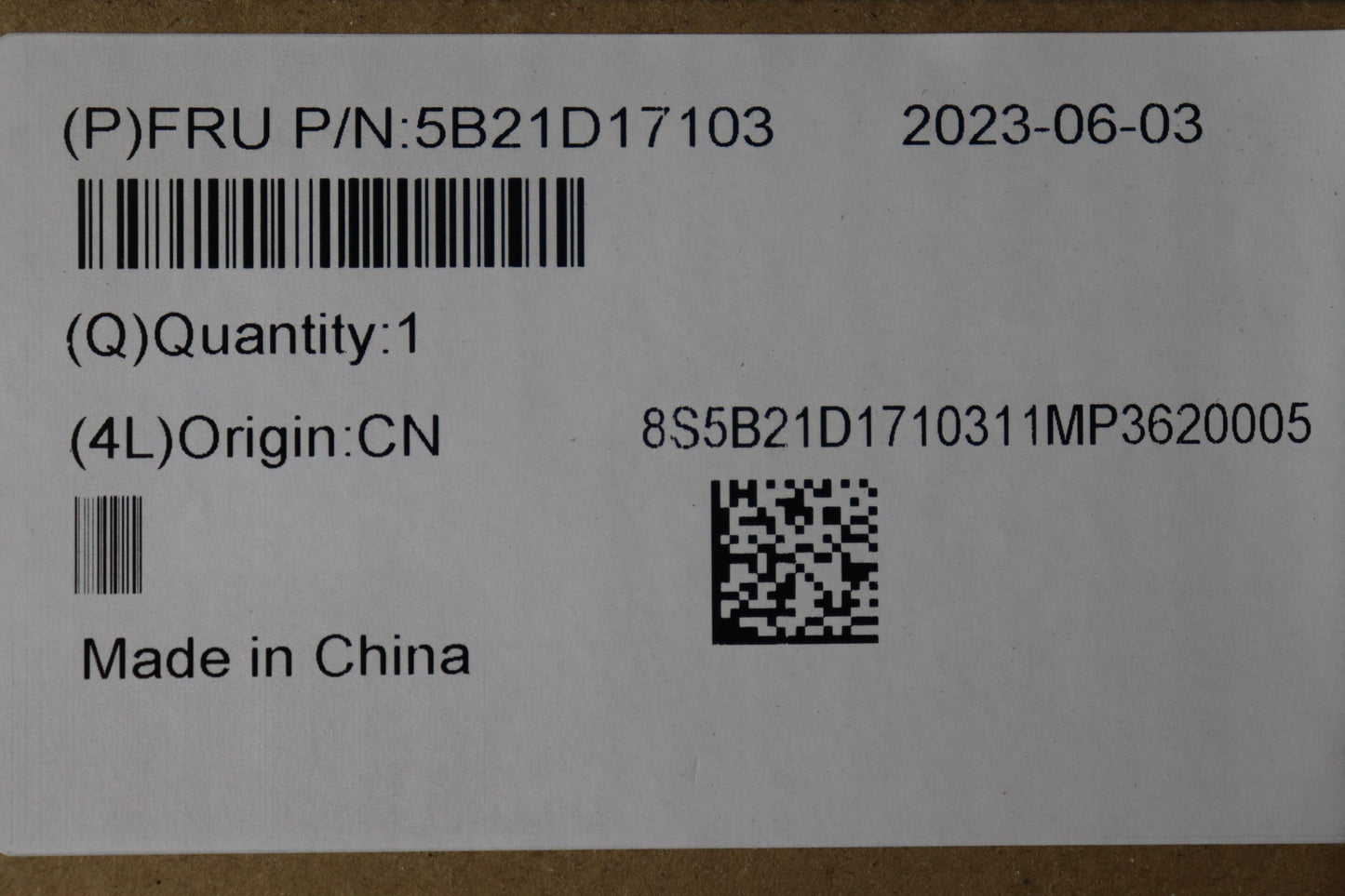 Lenovo Bdplanar Rpl-P I5-13420H Np Di - 5B21D17103