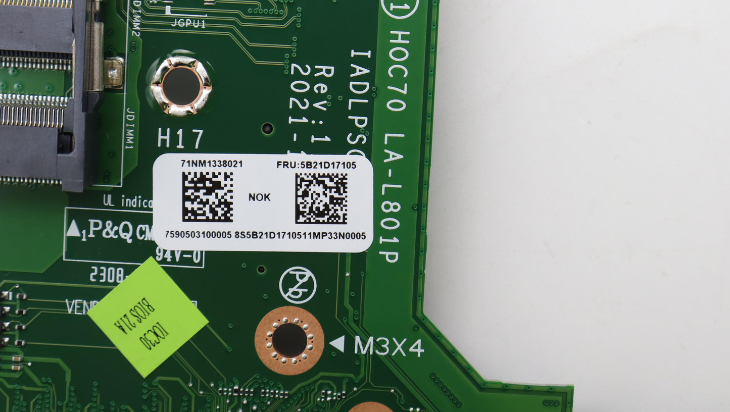 Lenovo Bdplanar Rpl-P I5-13420H Np Um - 5B21D17105