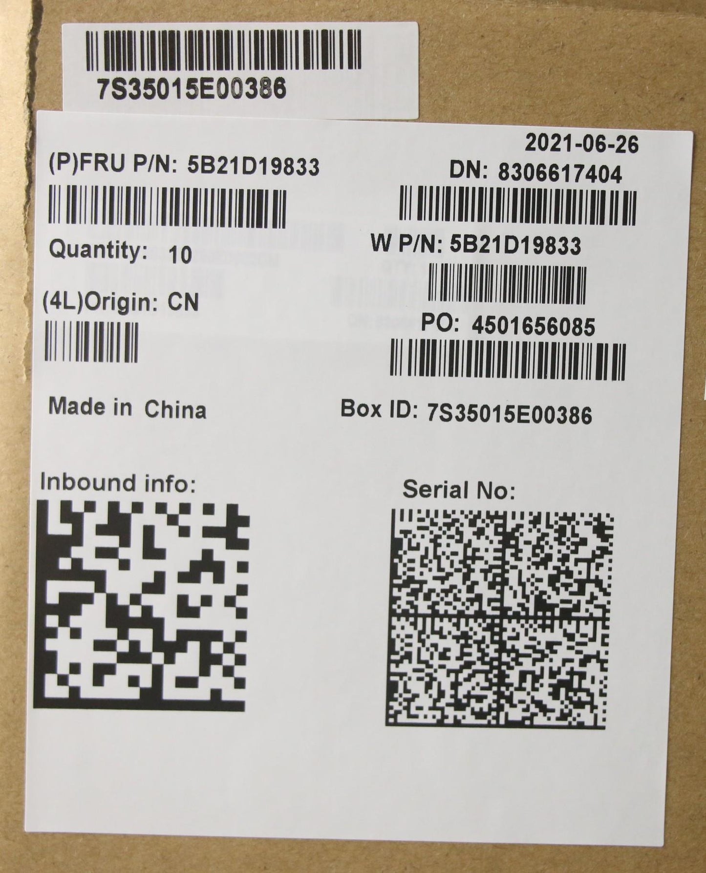 Lenovo System Board, FR3015e UMA, 4G, 64G, WIN - 5B21D19833