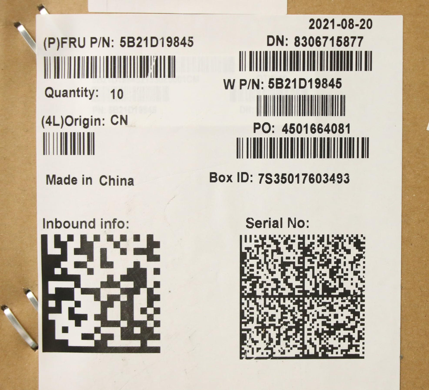 Lenovo Bdplanar Fl3015E4G128G Nw Win - 5B21D19845