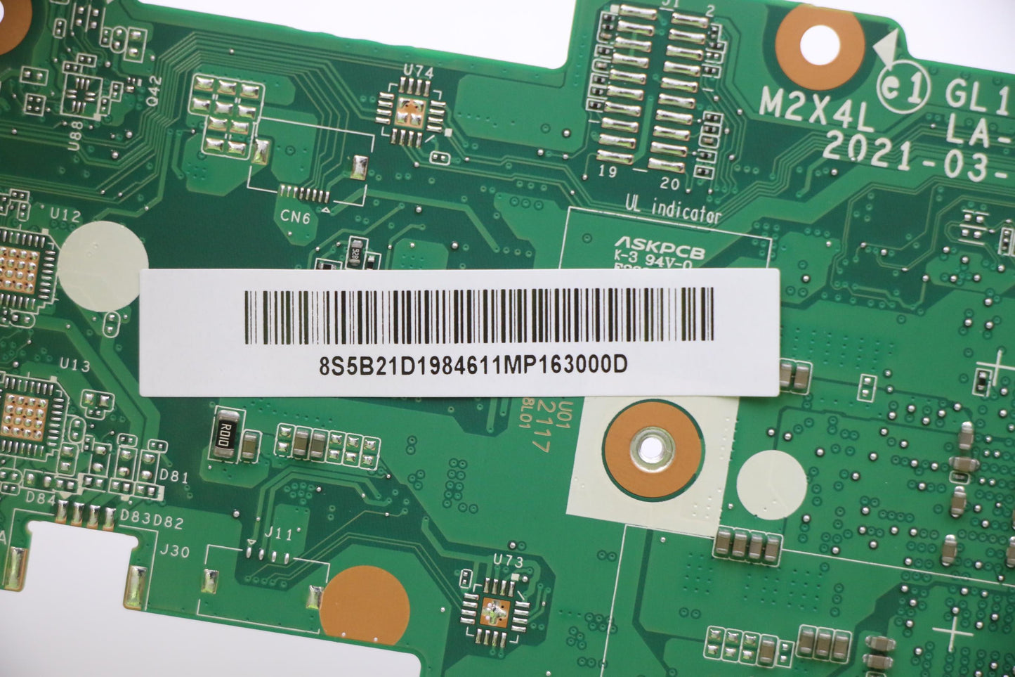 Lenovo FRU Motherboard with UMA3015Ce, 4GB RAM, 32GB Storage, Wi-Fi - 5B21D19846