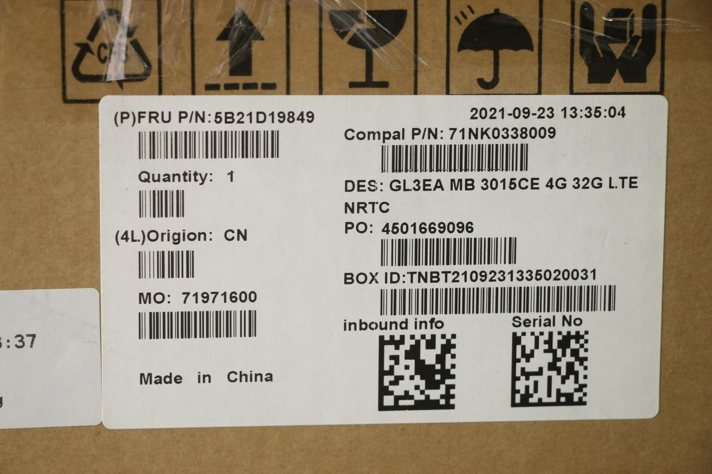 Lenovo Bdplanar Fru Bdplanar Uma3015C - 5B21D19849