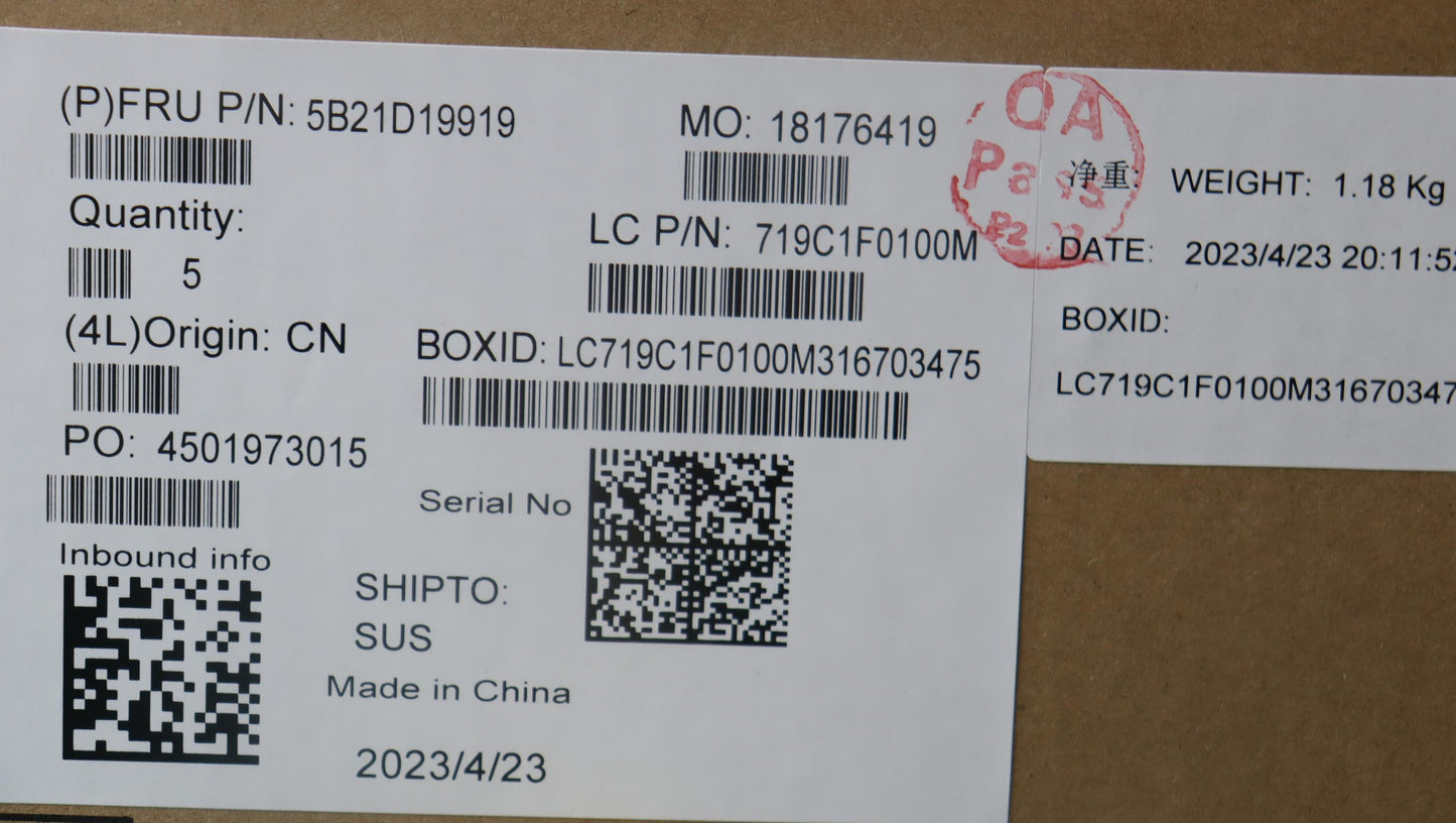 Lenovo Bdplanar Flr5 5650U Rvg8Gmb No - 5B21D19919