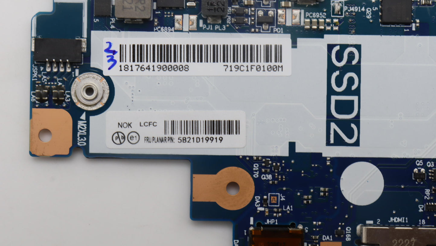 Lenovo Bdplanar Flr5 5650U Rvg8Gmb No - 5B21D19919