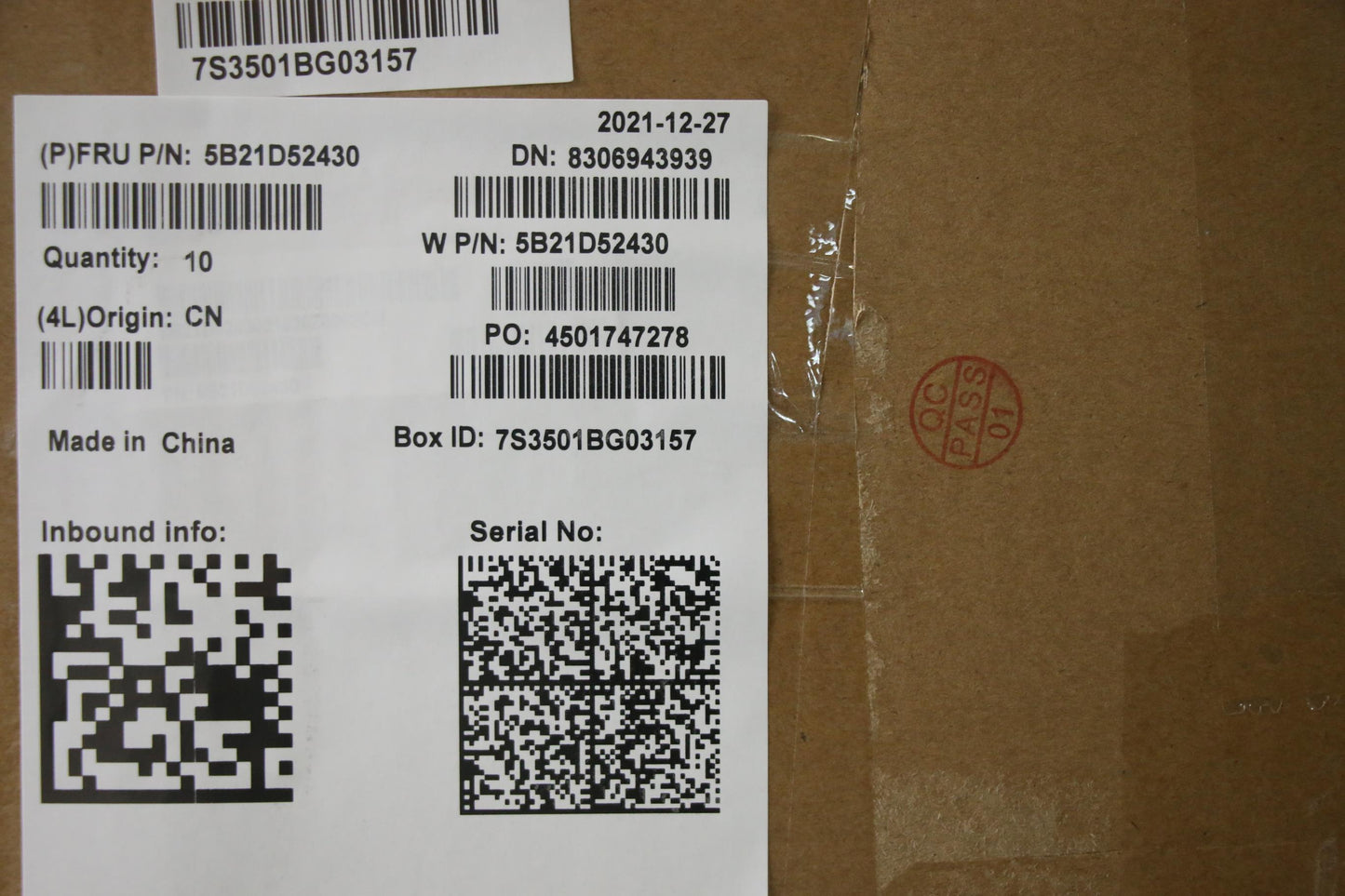 Lenovo Bdplanar Mbw20Yawinr55600Uuma8 - 5B21D52430