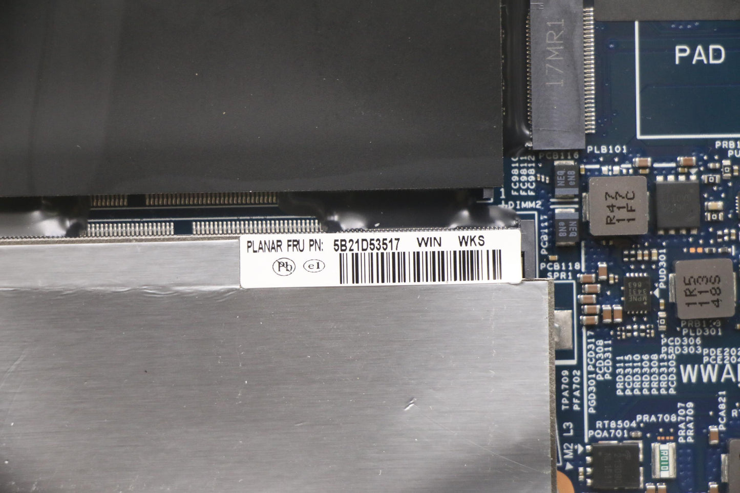 Lenovo Motherboard, i7-11850H, vPro, DI, WI, yA, dT, L3, yAB - 5B21D53517