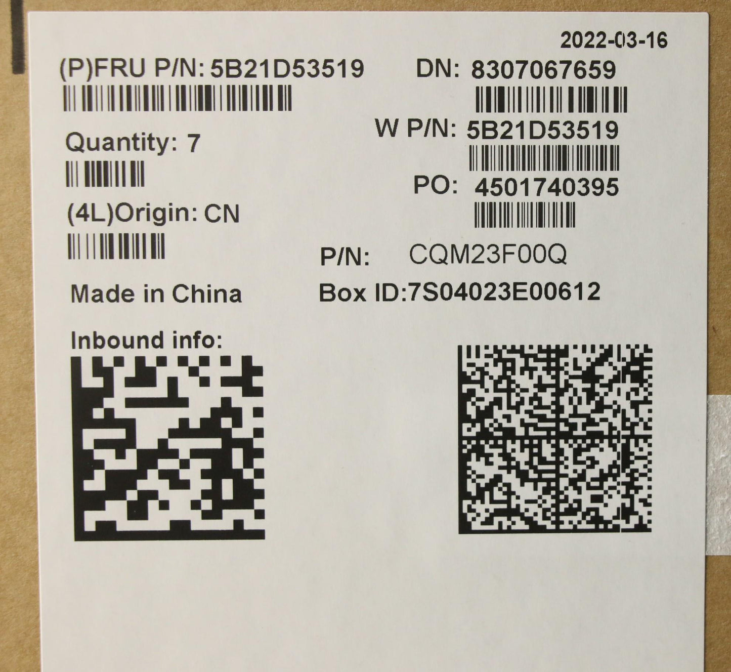 Lenovo Bdplanar I7-11850H,Vp,Di,No,Ya - 5B21D53519