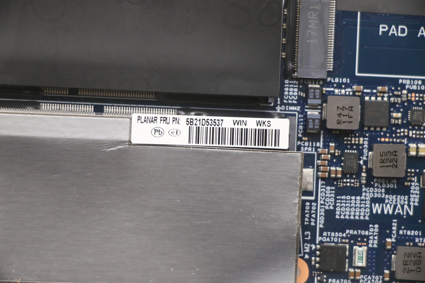 Lenovo Bdplanar I7-11850H,Vp,Di,Wi,Ya - 5B21D53537