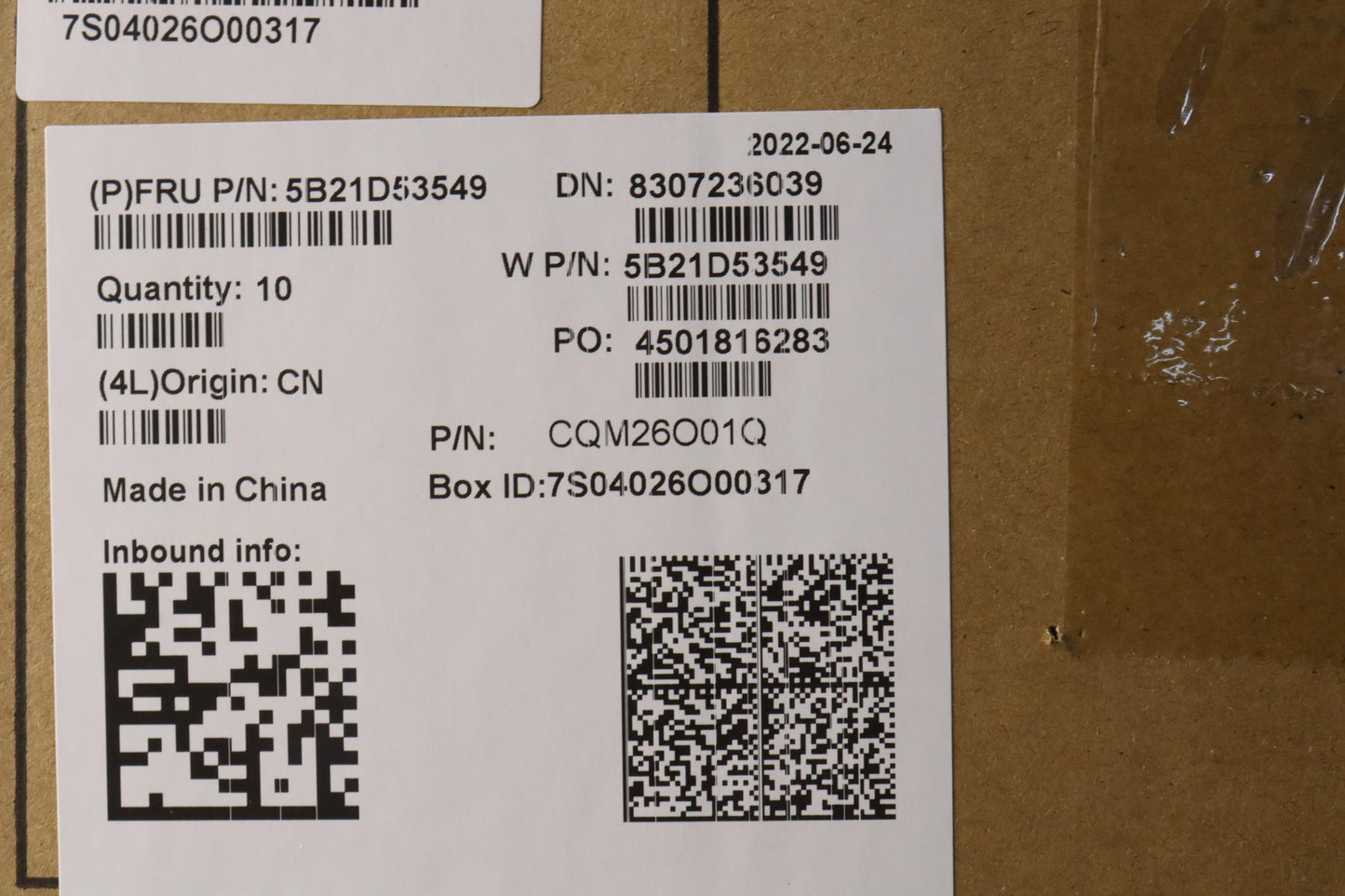 Lenovo Bdplanar W-11855M,Vp,Dis,No,Ya - 5B21D53549