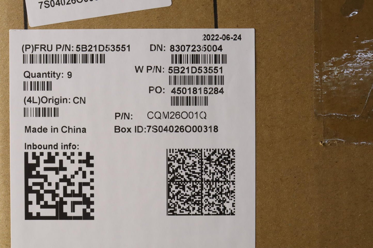 Lenovo Bdplanar W-11855M,Vp,Dis,Wi,Ya - 5B21D53551