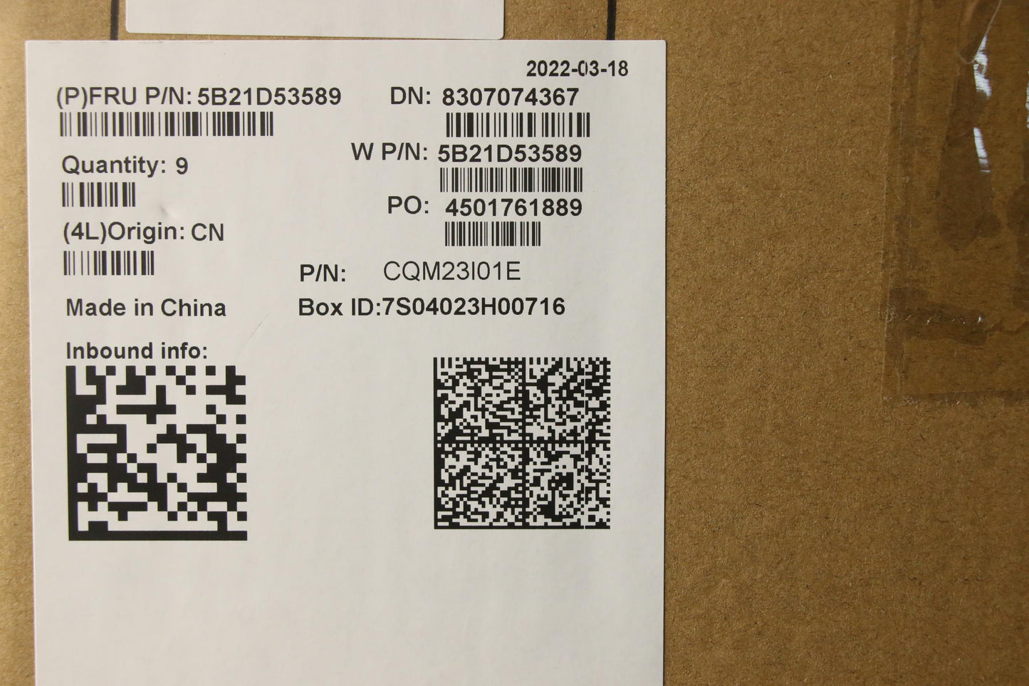 Lenovo Bdplanar I7-11850H,Vp,Rt,No,Ya - 5B21D53589