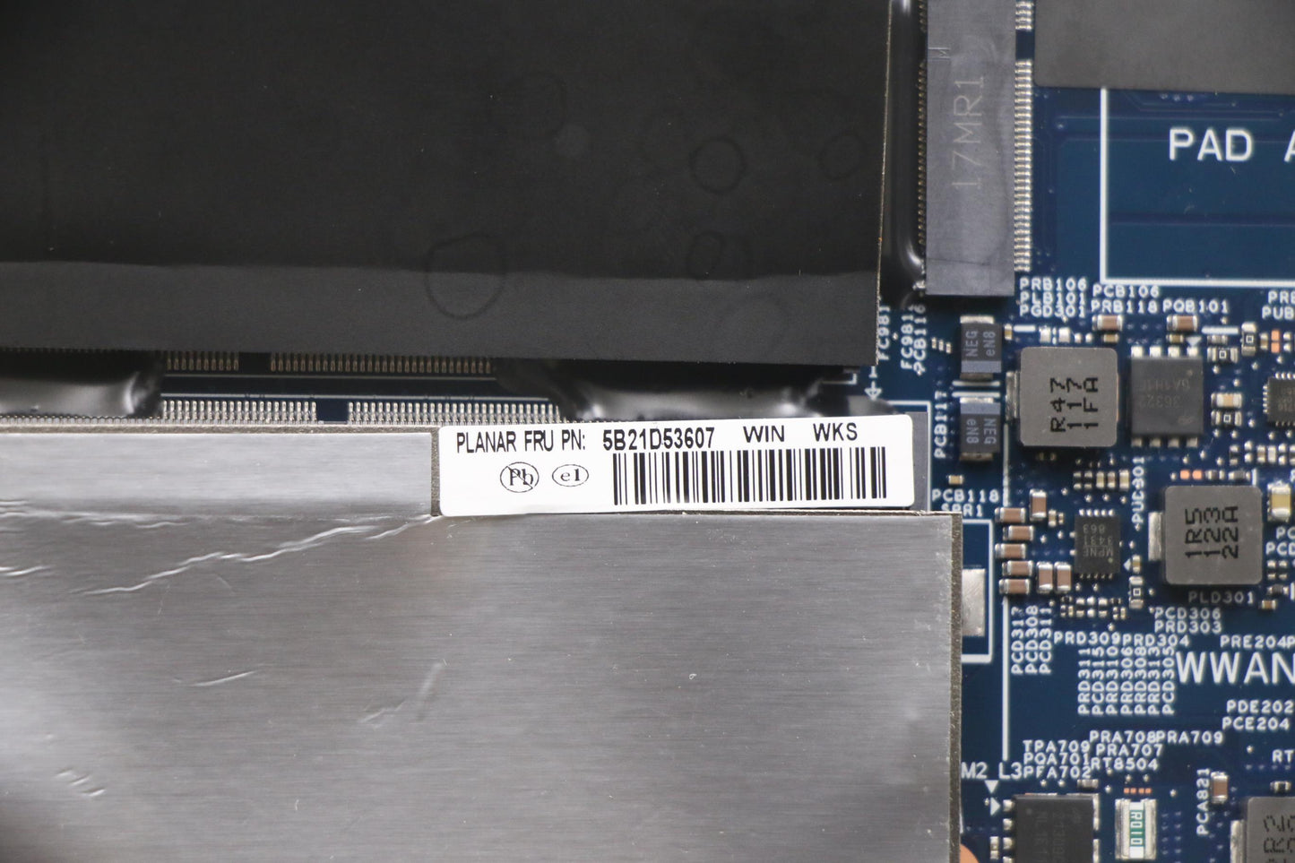 Lenovo Motherboard i7-11850H, Integrated Graphics, Windows DPK - 5B21D53607