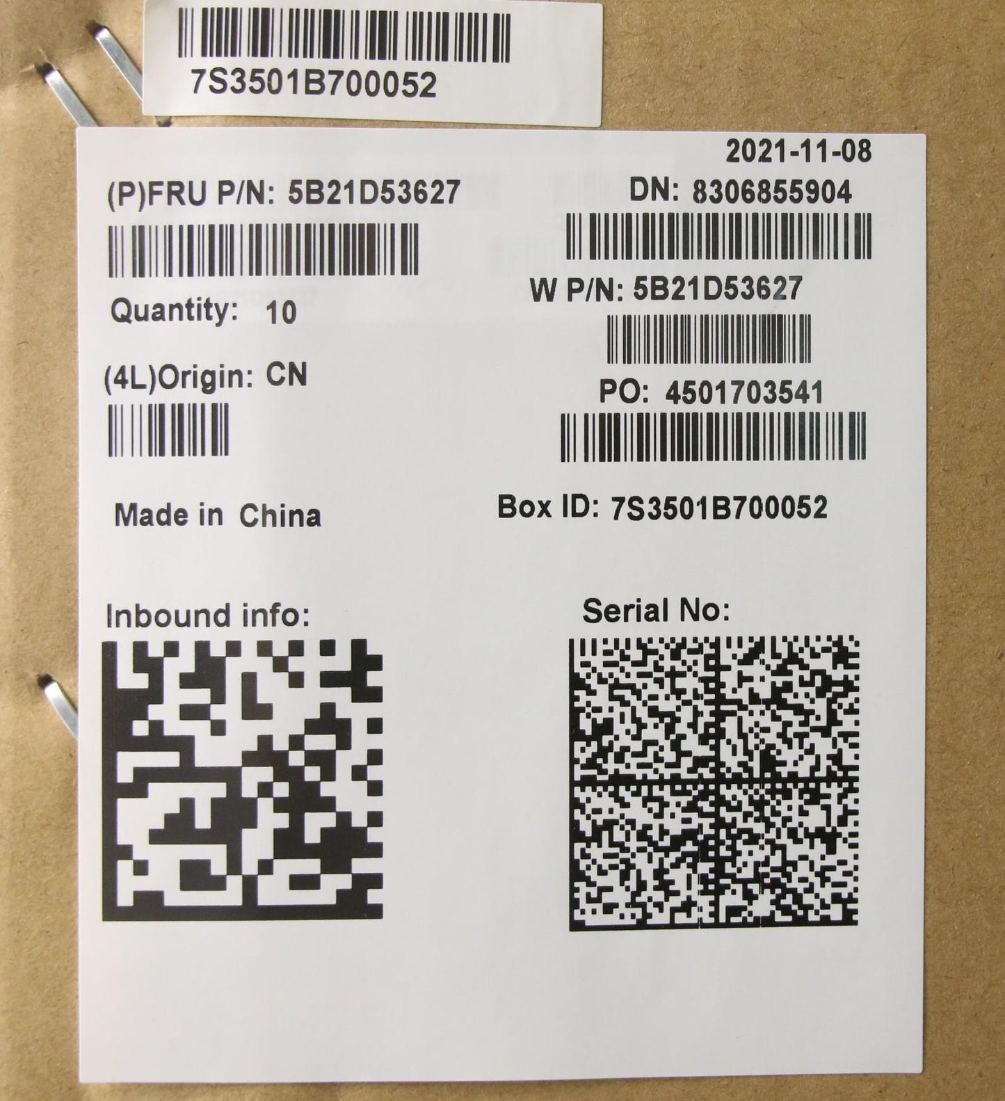 Lenovo Bdplanar I7-11850H,Vp,Di,Wi,Ya - 5B21D53627