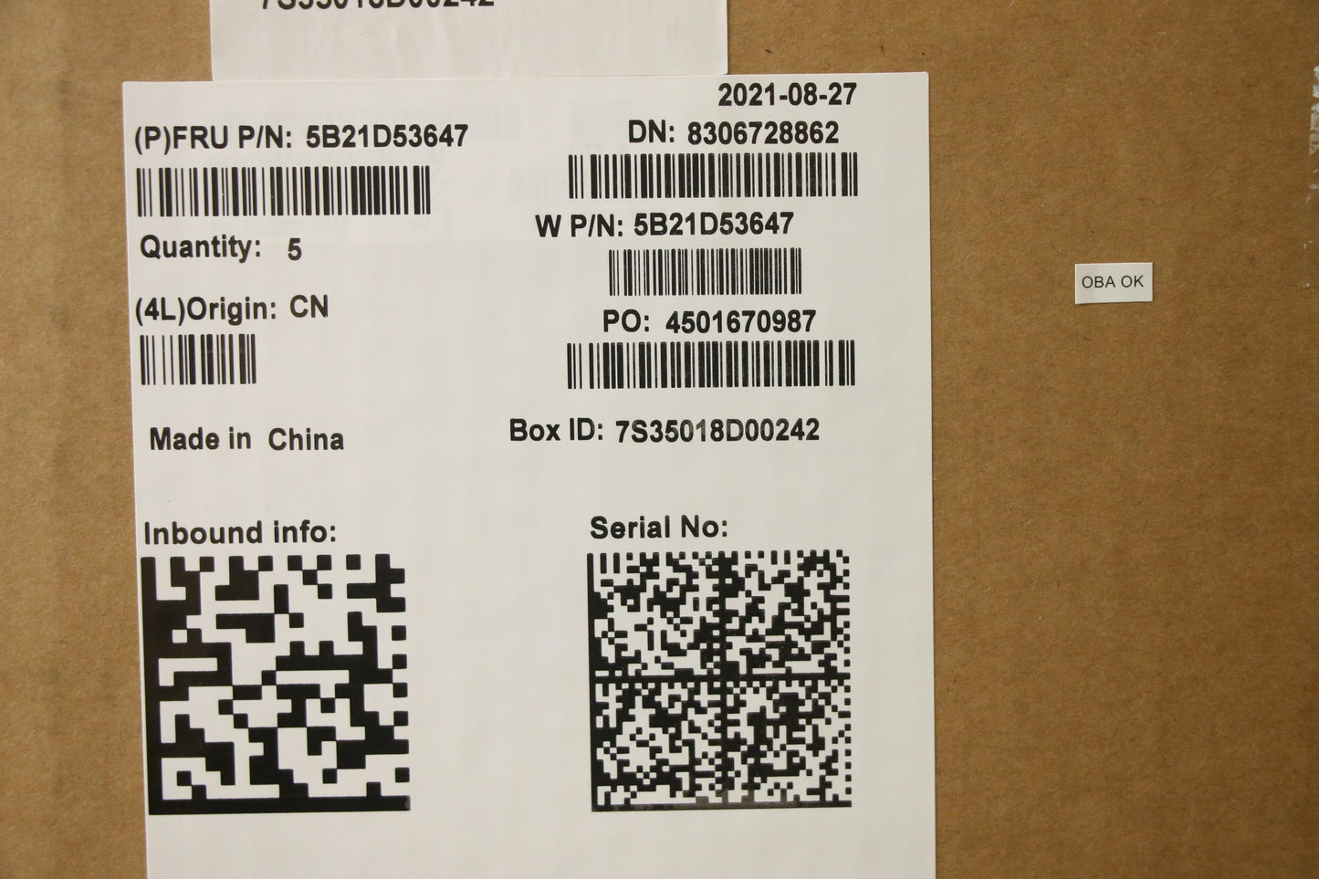 Lenovo Bdplanar I7-11850H,Vp,Rt,Wi,Ya - 5B21D53647